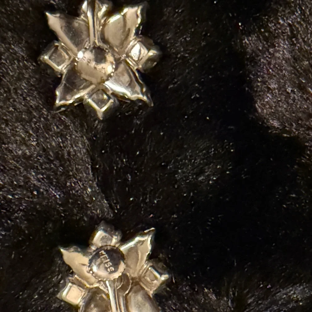 Vintage Rhinestone Necklace w/Weiss Screw Back Pronged Rhinestone Earrings - Picture 4 of 6